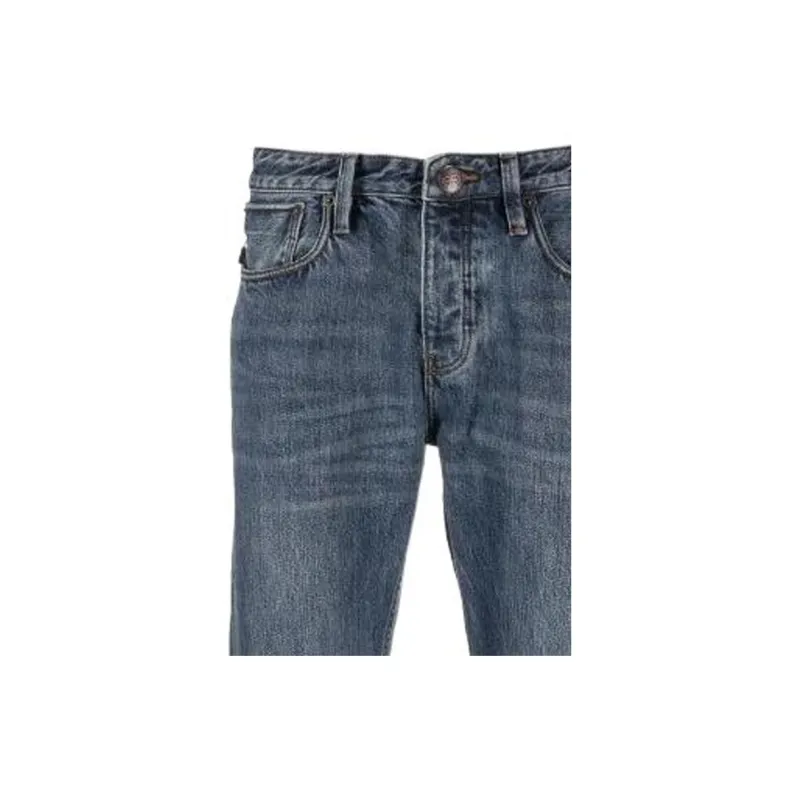 EMPORIO ARMANI Low Rise Straight Leg Jeans-4