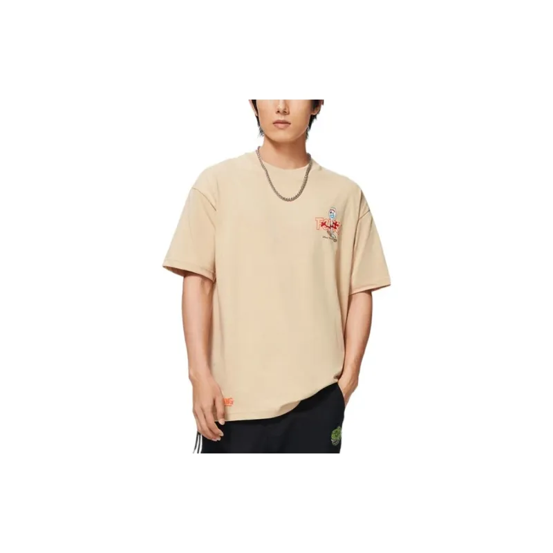 LiNing x Disney T Shirt Unisex Milk Umber-2