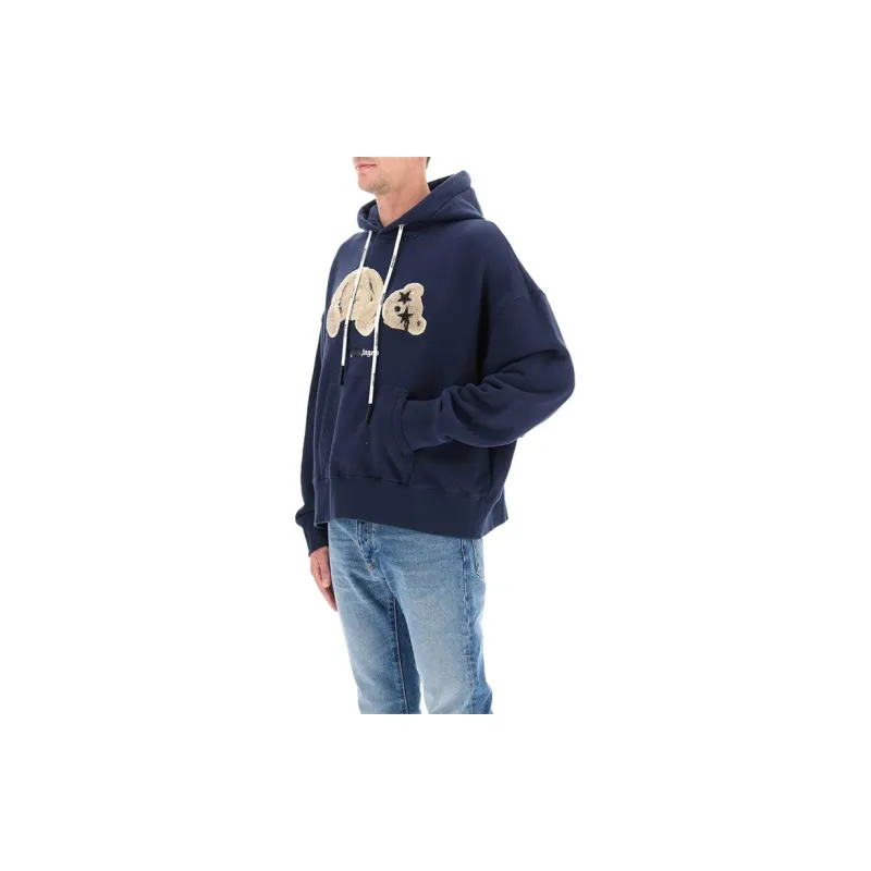 PALM ANGELS Sweatshirts Men Blue-6