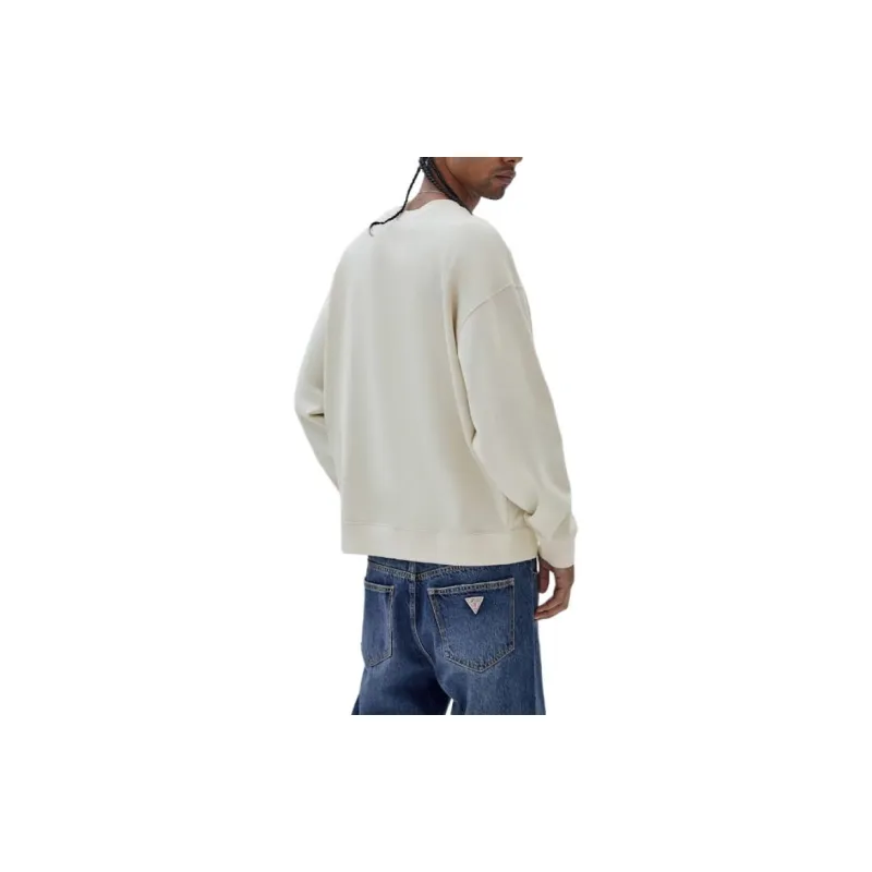 GUESS Originals Warranted Fleece Sweater Sweater Men's White-2