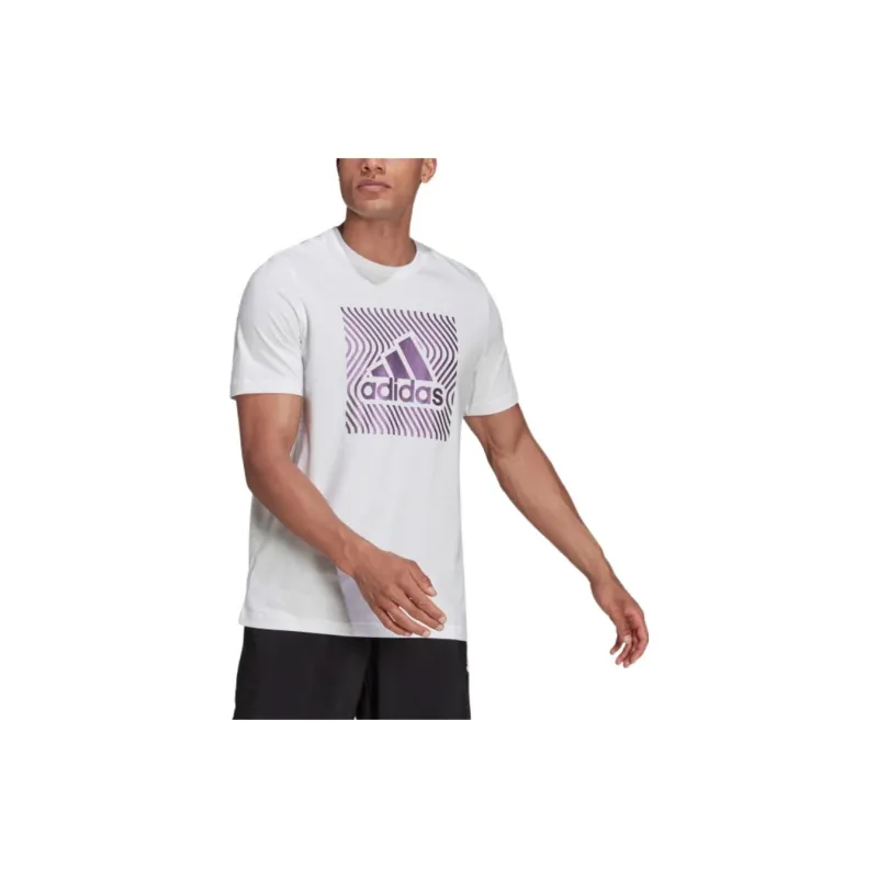 Adidas T Shirts Men White-1