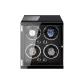 4 Watch Slots, Exterior Carbon Fiber with Black Interior