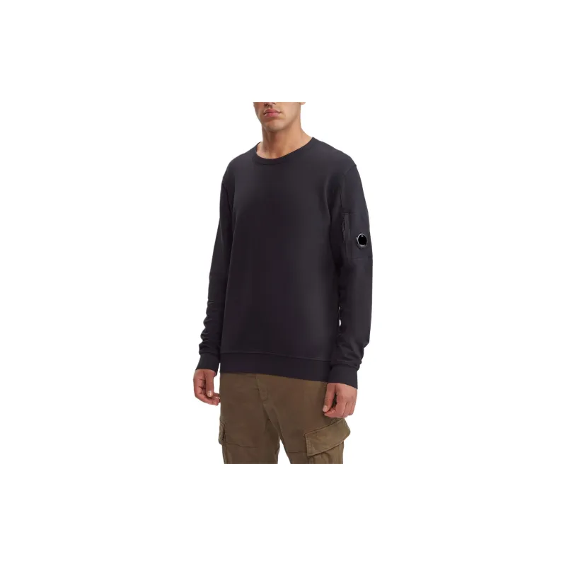 C.P.Company Light Fleece Sweatshirt Sweater Men's Black-1
