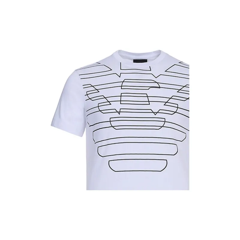 EMPORIO ARMANI T Shirts Men White-3