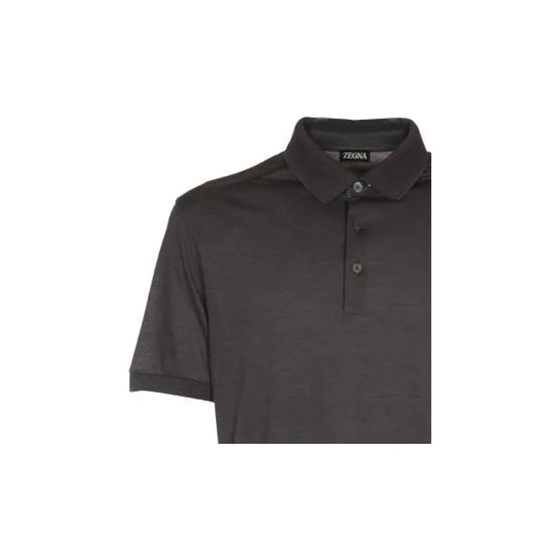 Zzegna SS23 Polo Shirt Men's Black-3