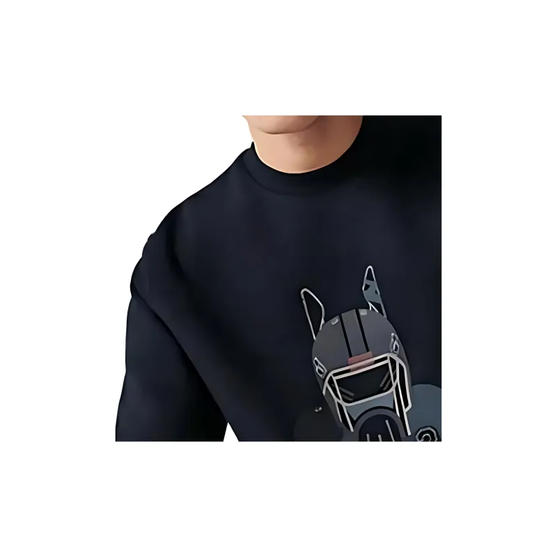 HERMES FW23 Sweatshirt Men's Marine Blue-4