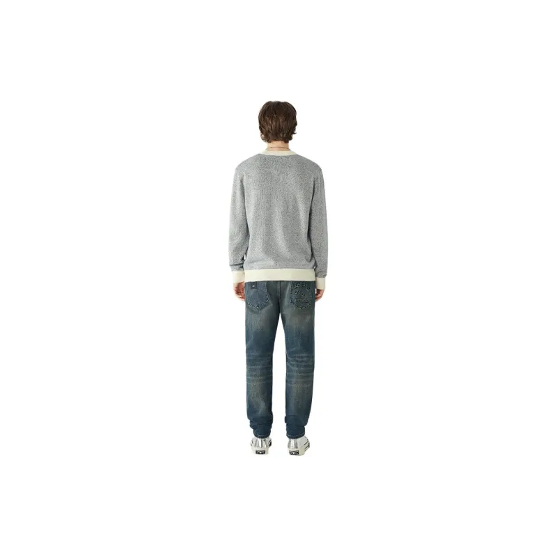 JOHN RICHMOND FW24 Cashmere Sweater Men White Gray-2