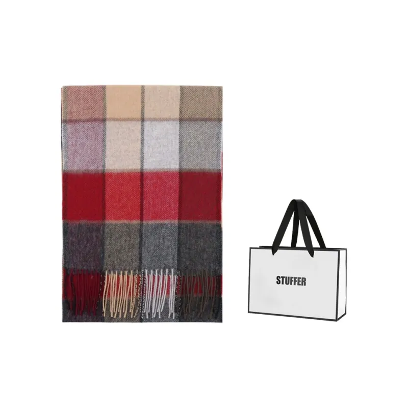 STUFFER 100% Pure Wool Knit Scarves Unisex-24