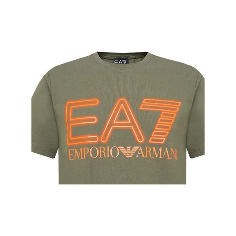 EMPORIO ARMANI EA7 T Shirt Men's Army Green-5