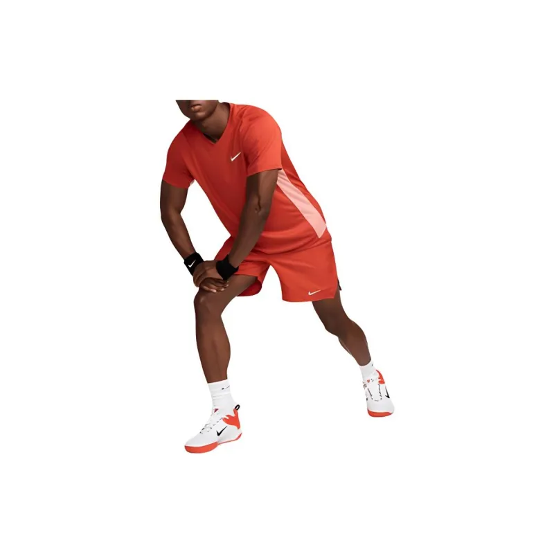 Nike T Shirts Men Red Orange-2