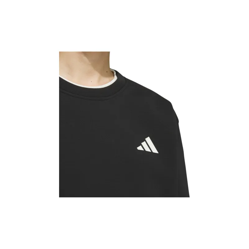 Adidas FW24 Small Logo Sweatshirt Sweatshirt Men Black-3