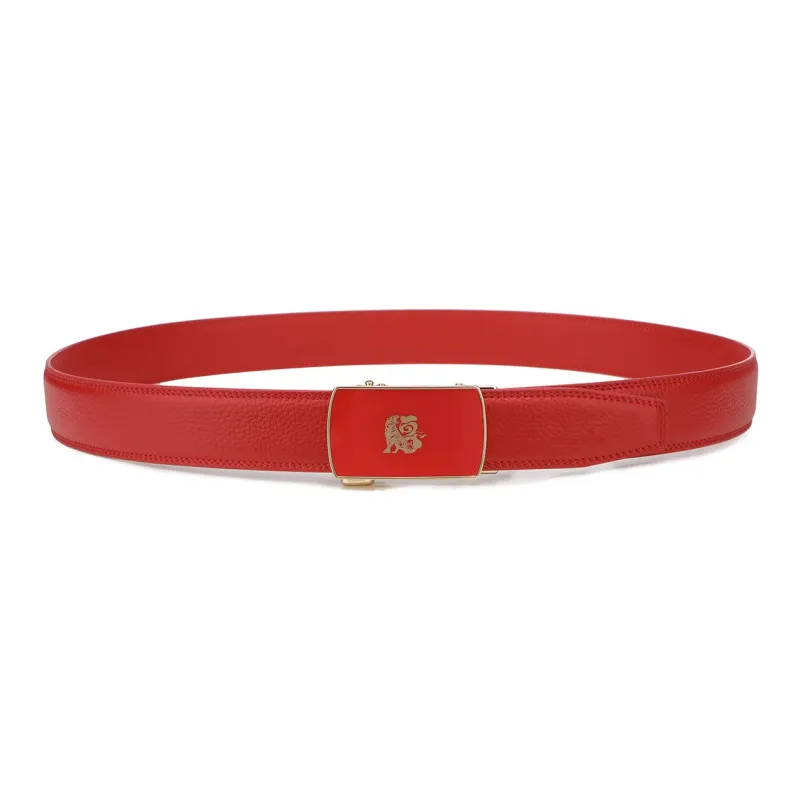 SEPTWOLVES Top Grain Cow Leather Leather Belts Men's Width  3.5cm-2
