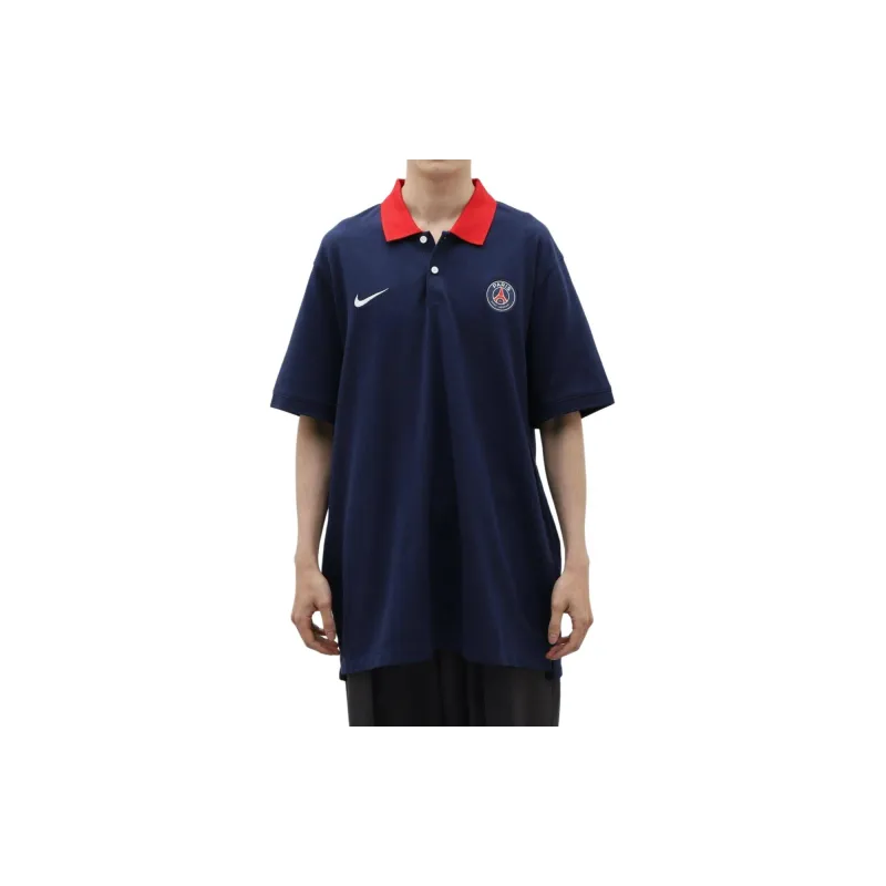 Nike Dri FIT Soccer Polo Shirt Men's Midnight Marine Blue-3