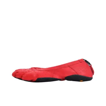Vibram Five Fingers Shoes Anti Slip Wear Resistant Breathable Lightweight Training Shoes Women's Red Yoga