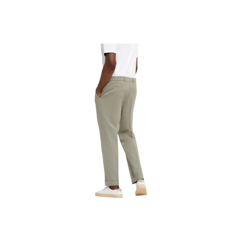 Brunello Cucinelli Pressed Crease Tapered Leg Trousers-2