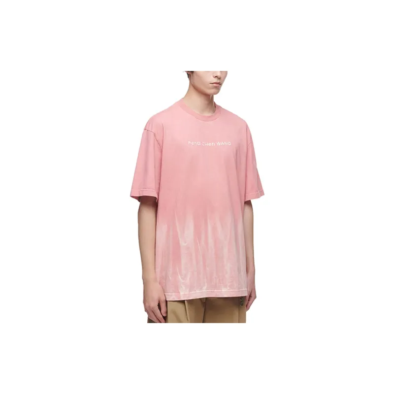 Feng Chen Wang T Shirts Men Pink White-3