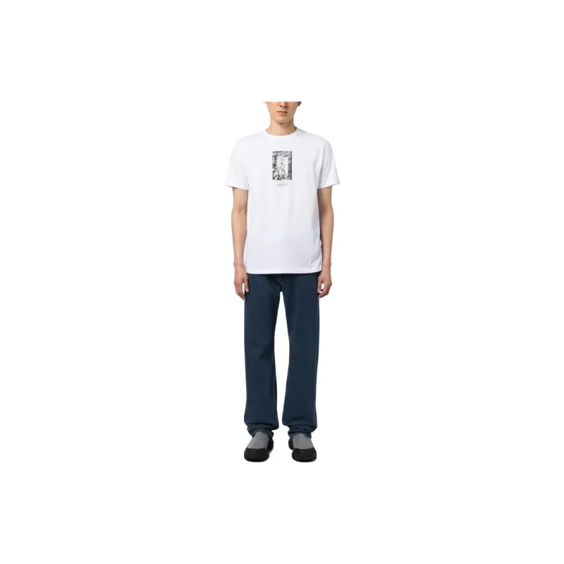 OFF WHITE T Shirts Men White-1