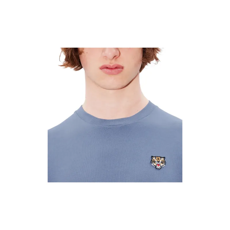 KENZO Lucky Tiger Embroidered Crewneck T Shirt-2