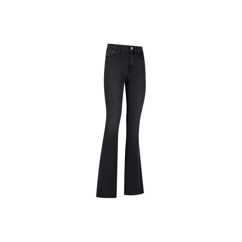 FRAME Low-Rise Flared Jeans-2