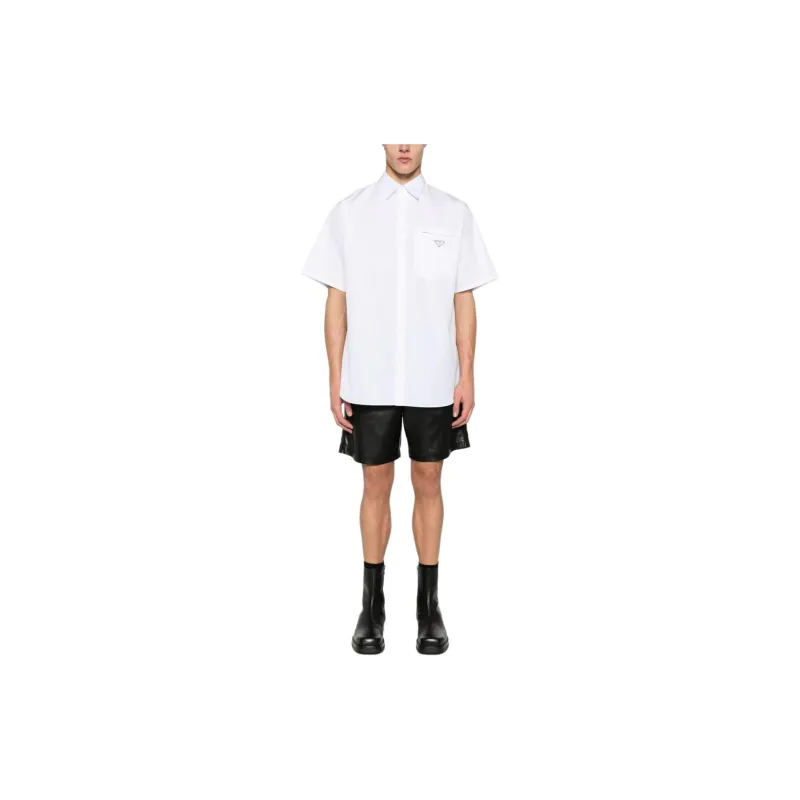 PRADA Shirts Men White-2