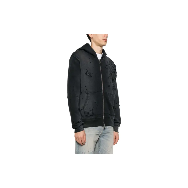 AMIRI Ma Logo Shotgun Zip Hoodie-3