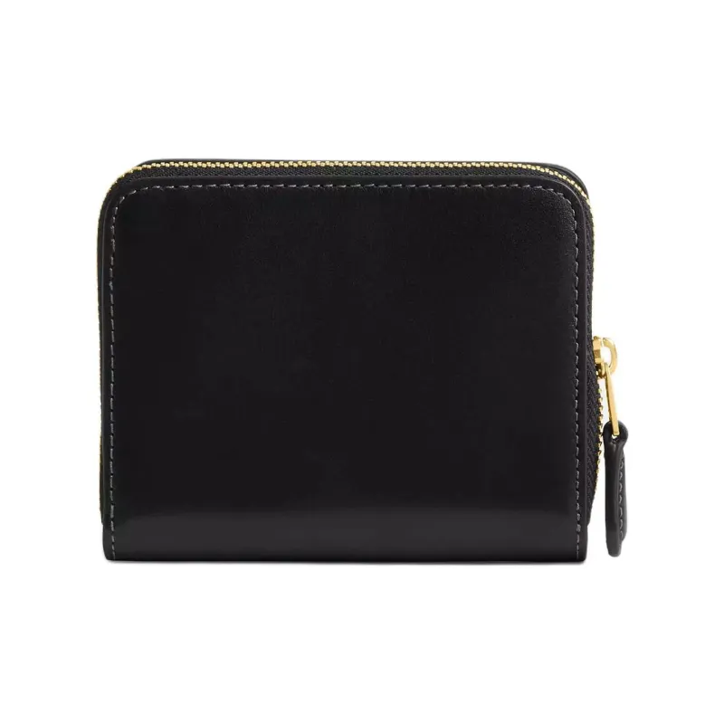 COACH Billfold Wallet Delicate Calfskin Wallet Mini Women's Black-1