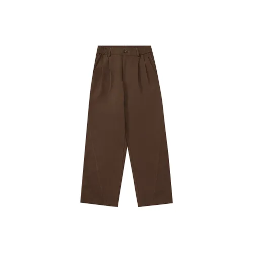 Bodydream Suit Trousers Unisex Brown Green