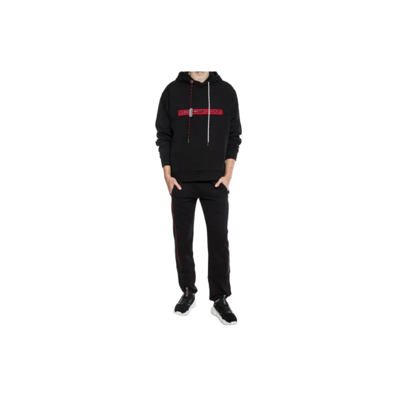 Moncler Knitted Sweatpants Men Black-1