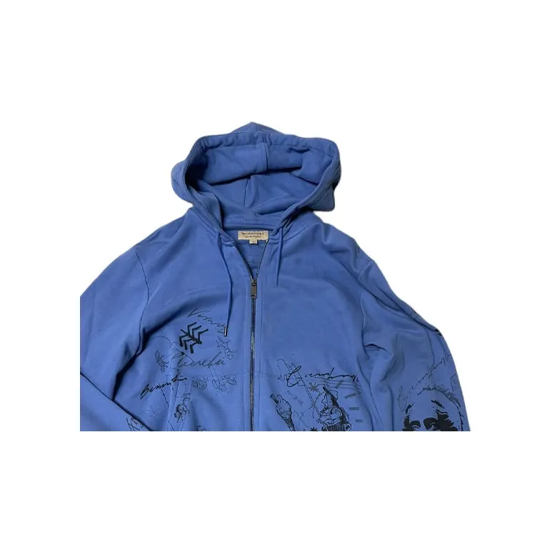 Burberry Sweatshirts Men Blue-3