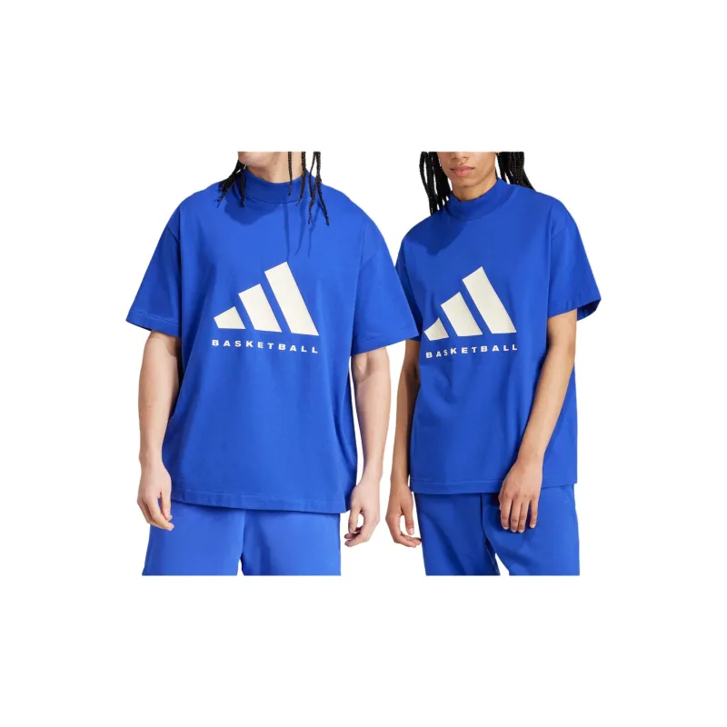 Adidas Logo Printed Basketball T Shirt-6