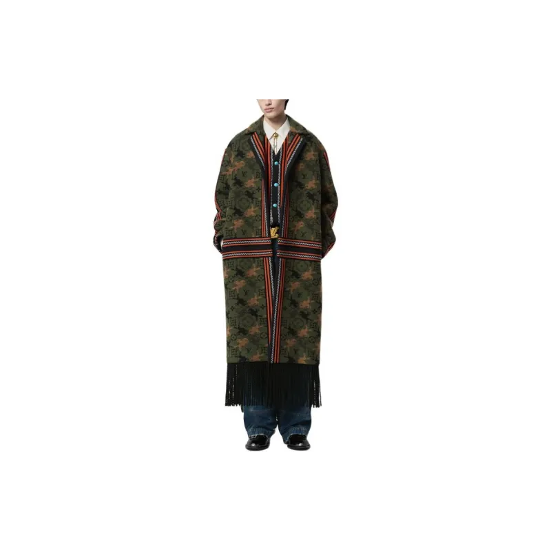 LOUIS VUITTON FW24 Coats Men's Rifle Green-1