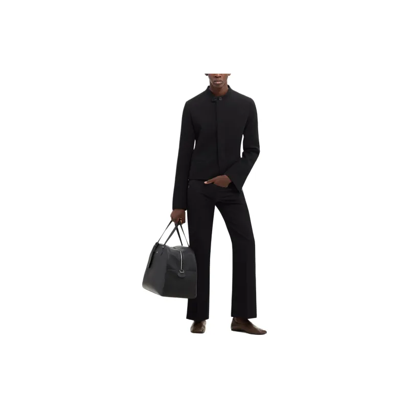 COURREGES Flared Wool Trousers-1