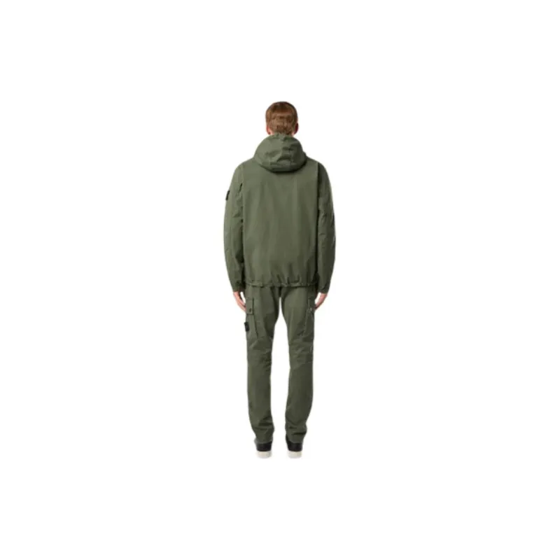 STONE ISLAND Zip Up Hooded Overshirt-3
