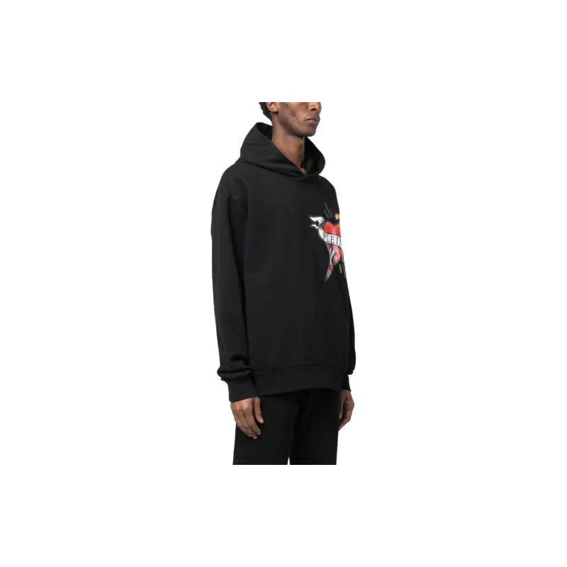 PHILIPP PLEIN Heart & Dagger print Hoodie-2