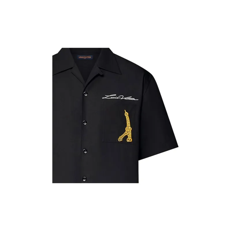 LOUIS VUITTON SS24 Shirt Men's Black-7