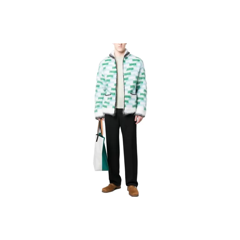 MARNI Mohair Zipped Jacket-1