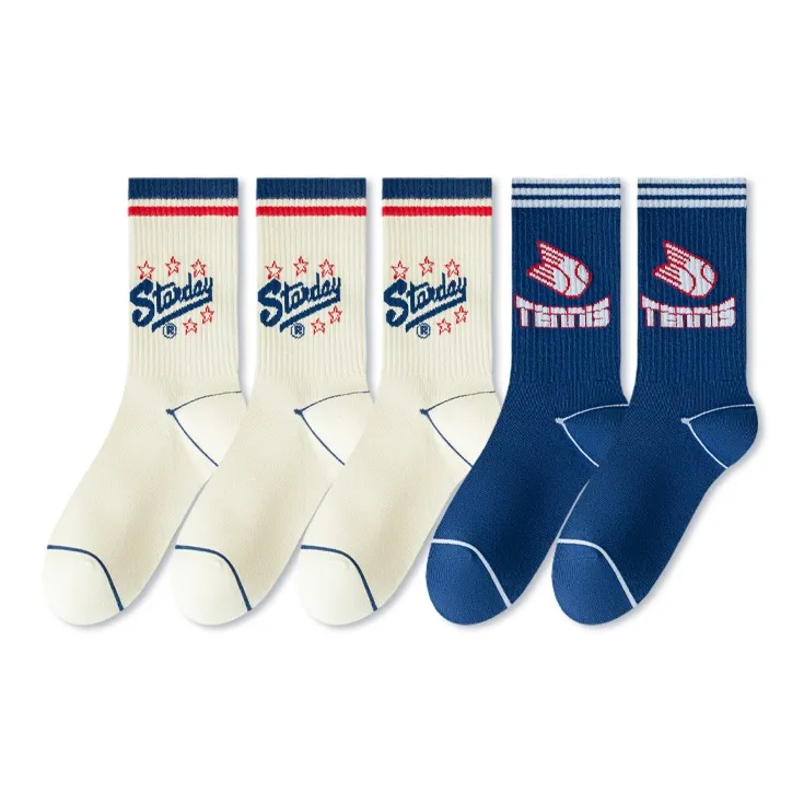 ROBINHOOD Mid Calf Socks Women's 5 Pack-7
