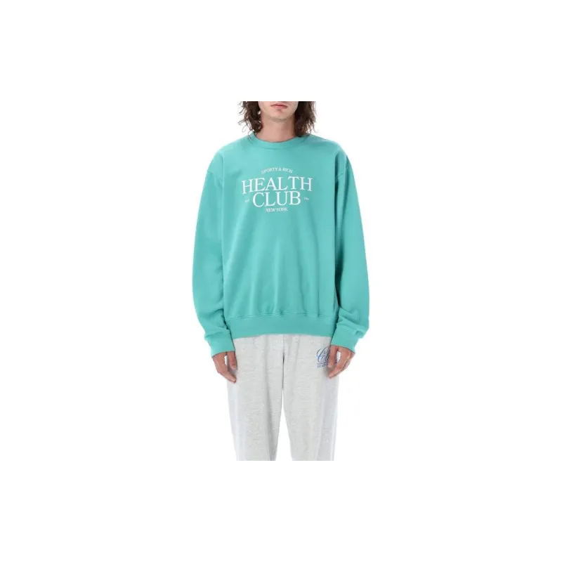 SPORTY & RICH Sr Health Ribbed Sweatshirt-2