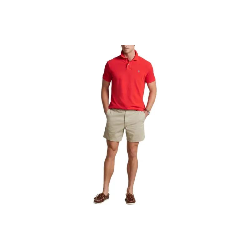 Polo Ralph Lauren SS24 Polo Shirt Men's Rose Red-1