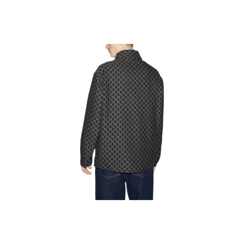 GUCCI Gg Jacquard Reversible Shirt-3