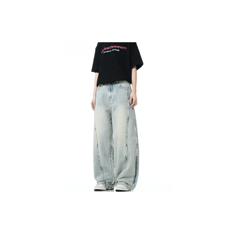 GBXM Jeans Unisex Washed Blue-6