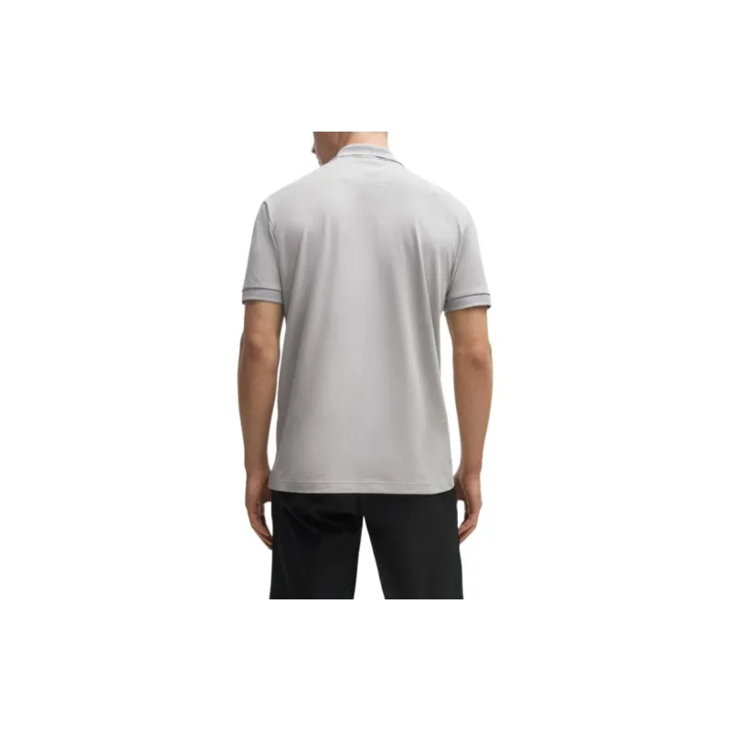 HUGO BOSS SS24 Polo Shirt Men's Light Gray-3