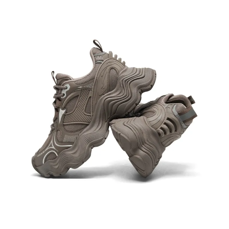 CHERYKALLY Cushioning Anti Slip And Wear Resistant Height Increasing Low Top Chunky Sneakers Women's-17
