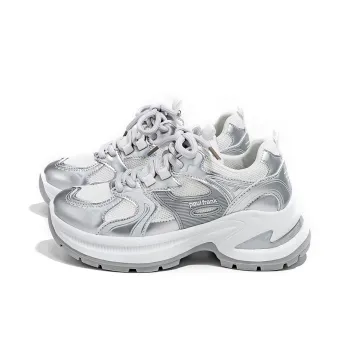 PAUL FRANK Low Top Chunky Sneakers Women's Silver