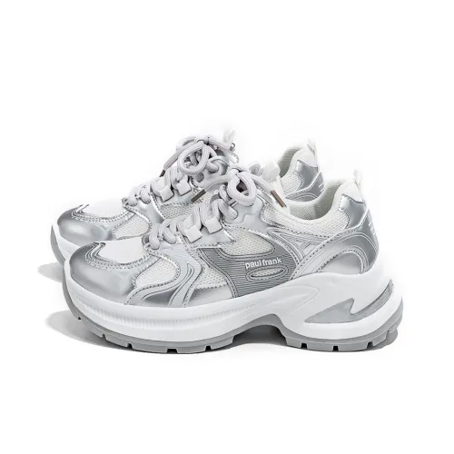PAUL FRANK Low Top Chunky Sneakers Women's Silver