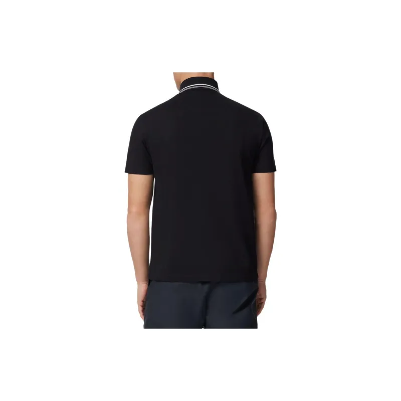 VERSACE Barocco Embroidered Short Sleeved Polo Shirt-2