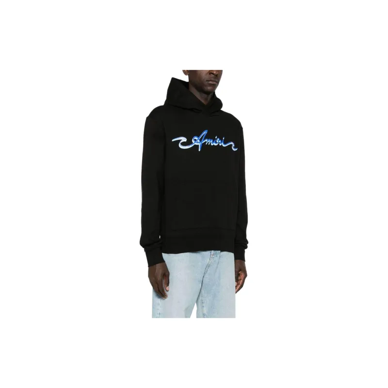 AMIRI Logo Printed Jersey Hoodie-2