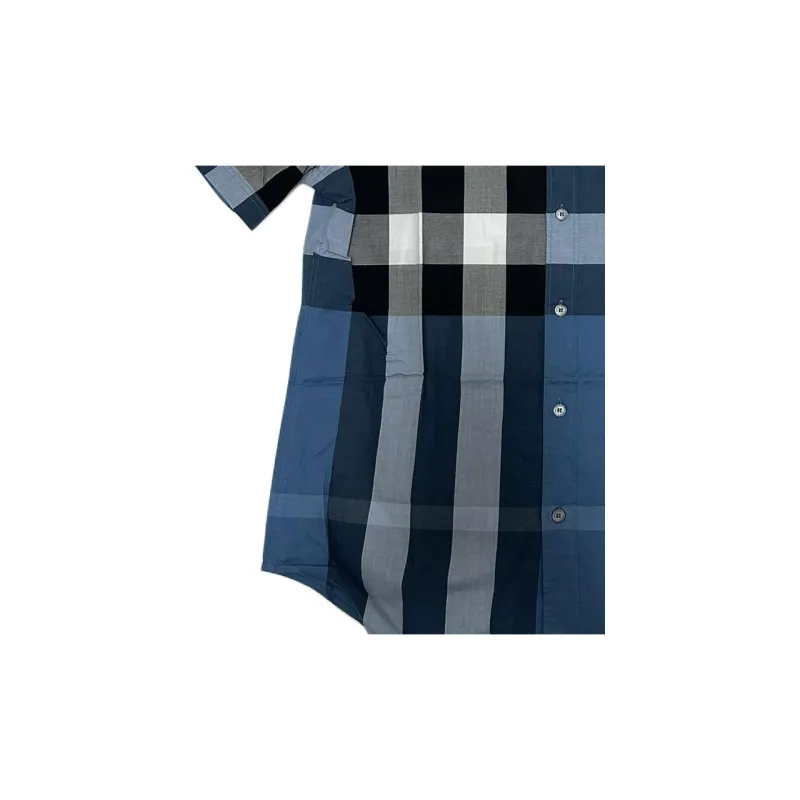 Burberry Shirts Men Blue-5