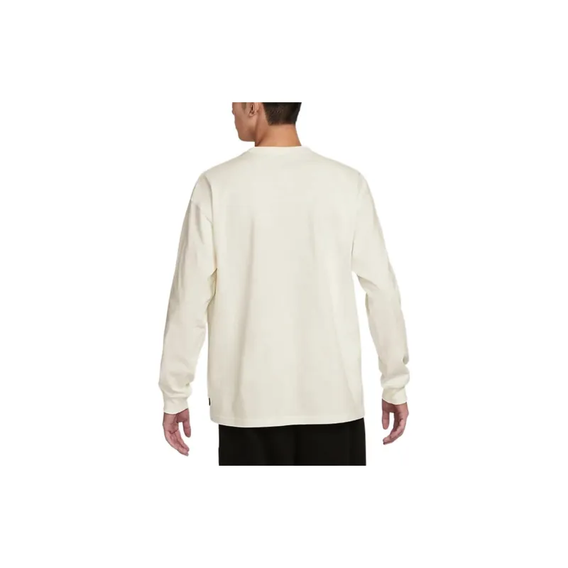 Nike T Shirts Men Beige-4