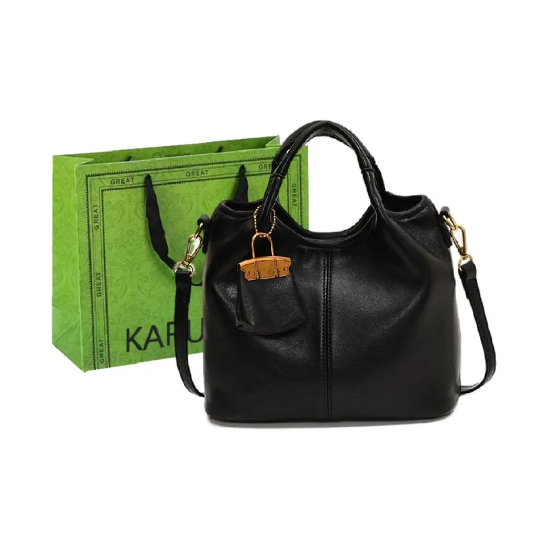 KARUISHA PU One Shoulder Handbags Women's Black/Coffee/Brown/Red-0